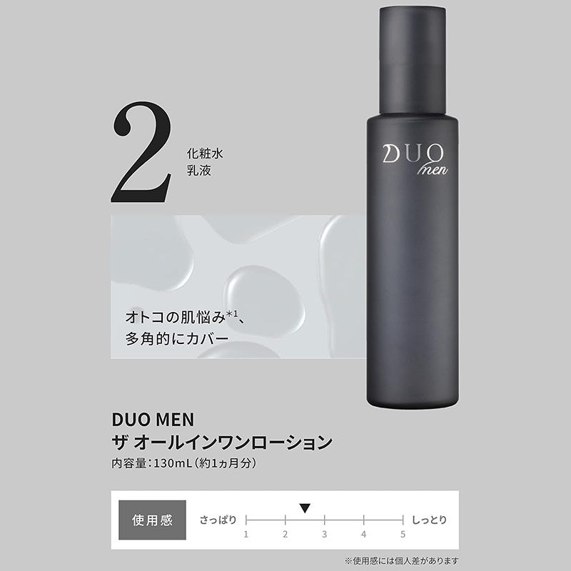 縮圖：(代購)日本DUO Men 男士用多效合一化妝水 All-in-one Lotion 130ml