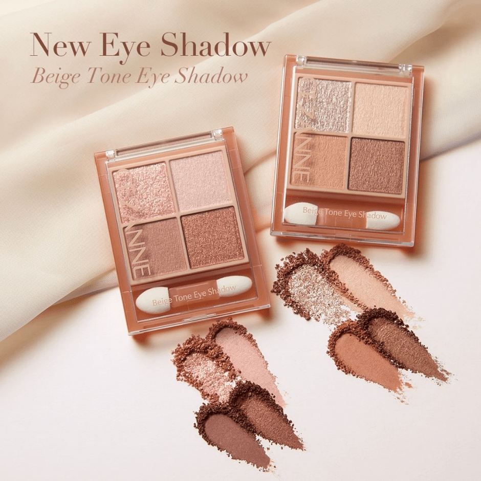 Thumbnail: Cezanne Japan Beige Tone 4-Color Eyeshadow Palette 4.3g