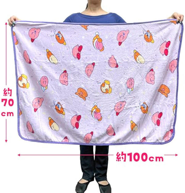 縮圖：日本任天堂 Nintendo 星之卡比 Kirby 星のカービィ 毛絨毯子被 附睡帽卡比公仔 Blanket with Plush Doll Toy