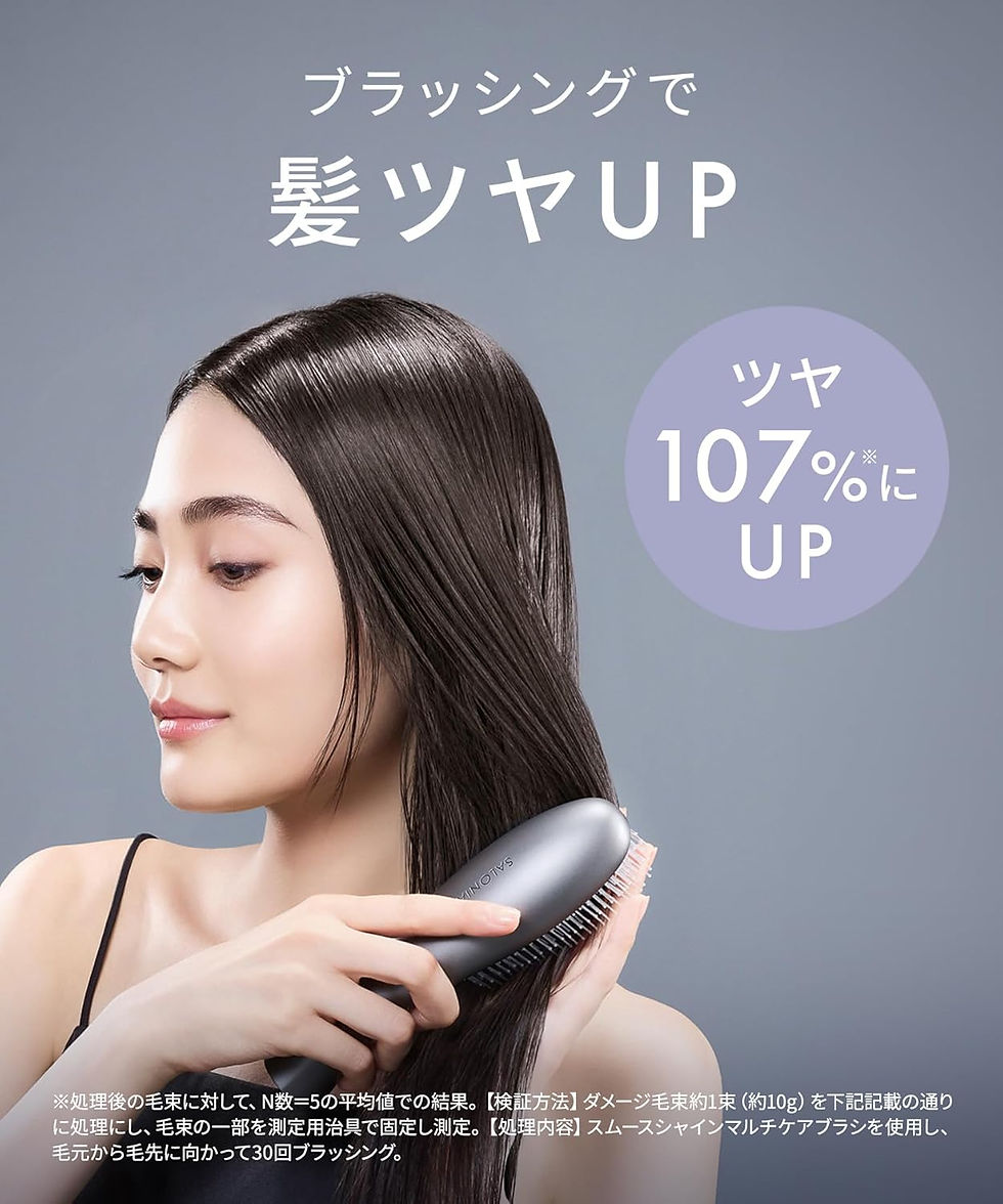 Thumbnail: (代購)日本SALONIA Smooth Shine Multi Care Hair Brush 柔順亮澤多功能護髮梳 (2色可選 - 粉紅色/銀色)