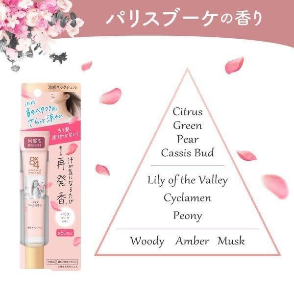 Thumbnail: Kao Japan 8x4 Fragrance Aroma Switch Cool Neck Gel (20g/.67oz.)