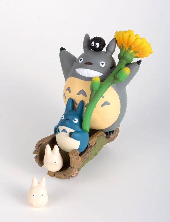 縮圖：(代購)日本宮崎駿 Totoro 草花與龍貓們 疊疊樂平衡遊戲組合 模型玩具精品公仔手辦擺設