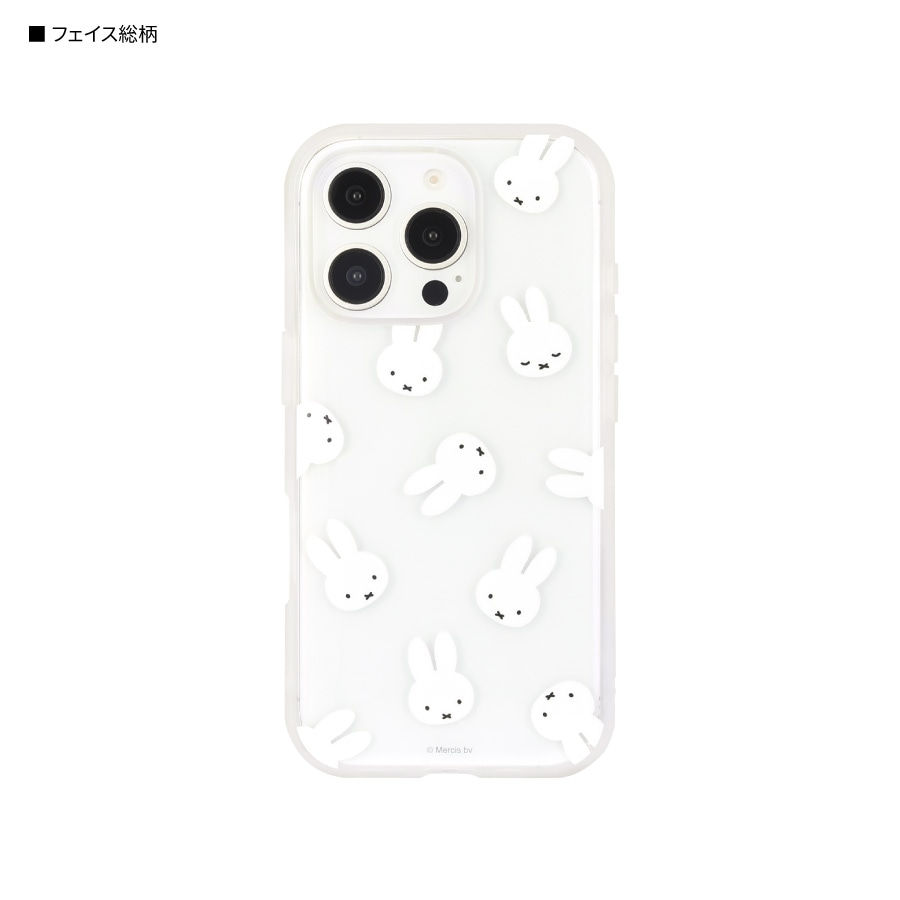 Thumbnail: (代購)日本Miffy & Boris iPhone 16 智能手機手提電話透明款手機殼 Phone Case IIIIfit Clear