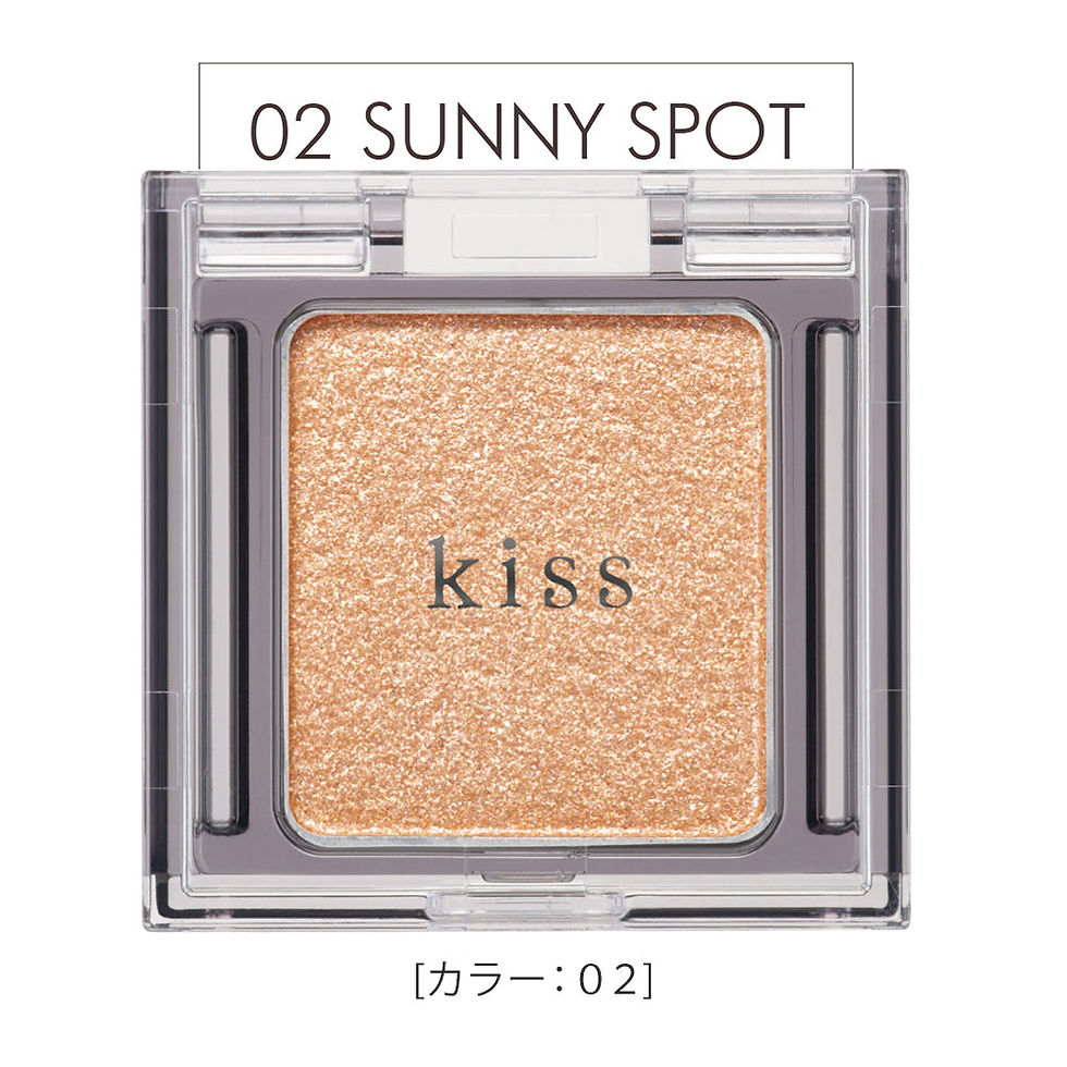 Thumbnail: (代購)日本伊勢半 Kiss 閃爍單格眼影 Sheer Glitter Eyes Eyeshadow 2.1g