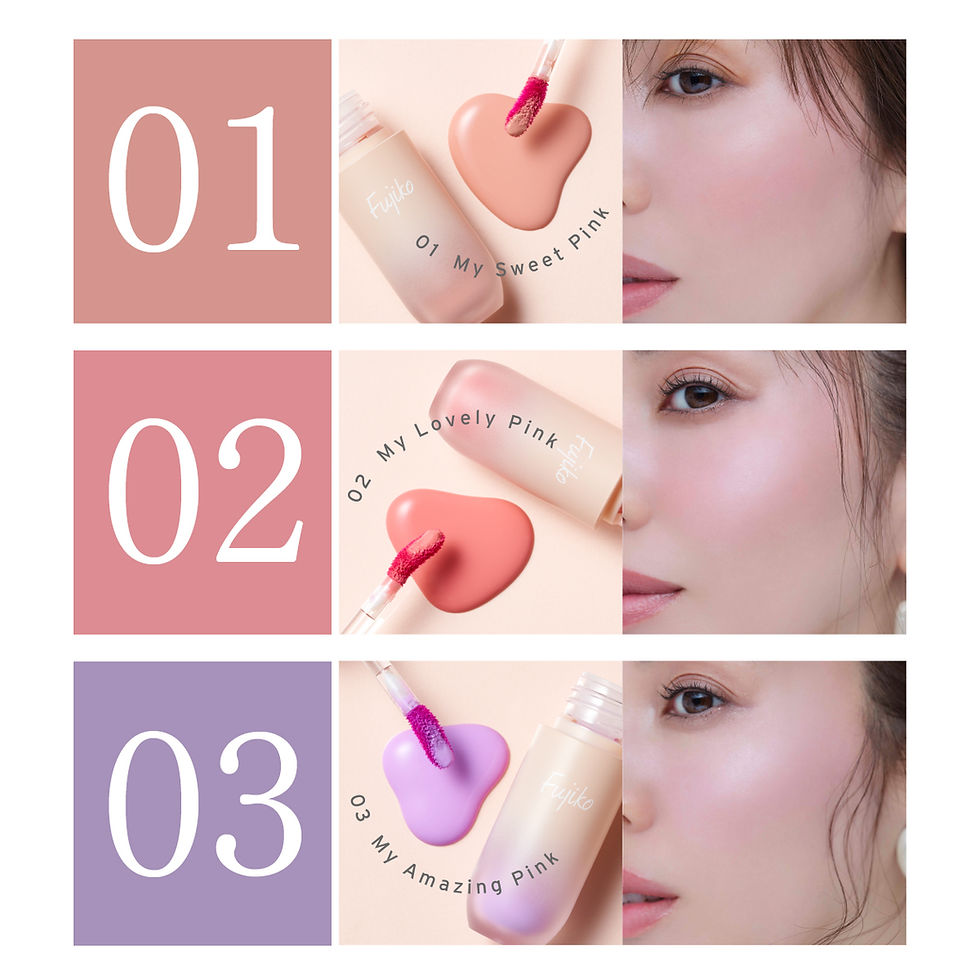 縮圖：日本 Fujiko 保濕透明感水彩液體腮紅胭脂 Suisai Cheek Color 3.8g