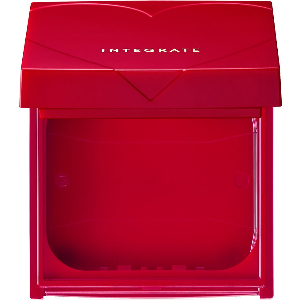 縮圖：(不含粉餅)日本 Shiseido 資生堂  INTEGRATE 粉餅盒 Foundation Case (紅色)