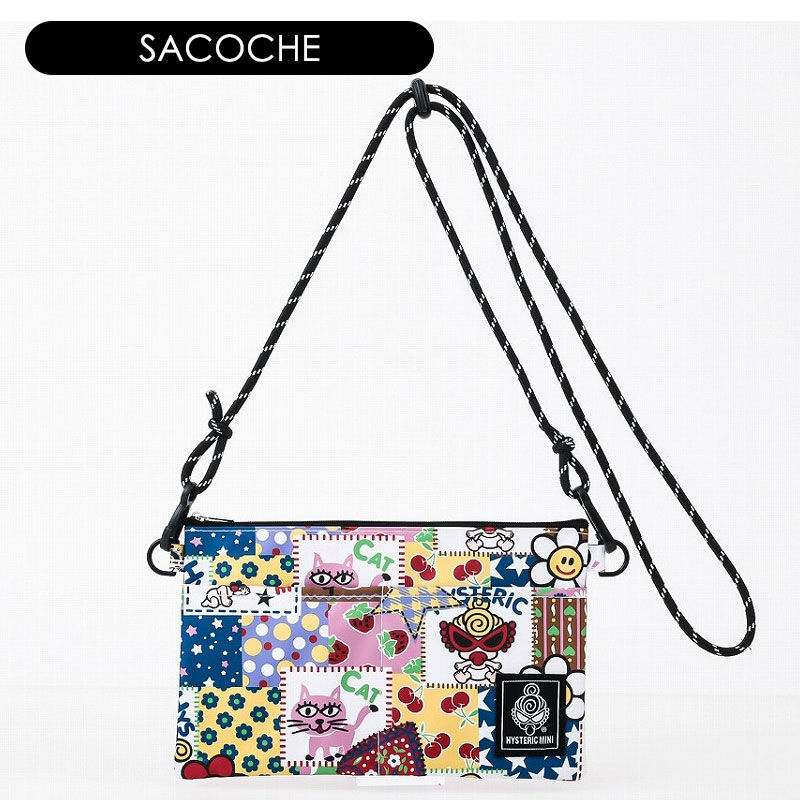 Thumbnail: (代購)日本宝島社 x HYSTERIC MINI SQUARE BAG & SACOCHE BOOK SCRAP PATCHWORK ver. 雜誌附錄