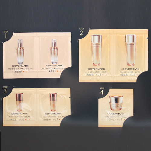 日本COVERMARK 科研再生美肌系列Serum Lotion Cream 旅行試用裝Sample