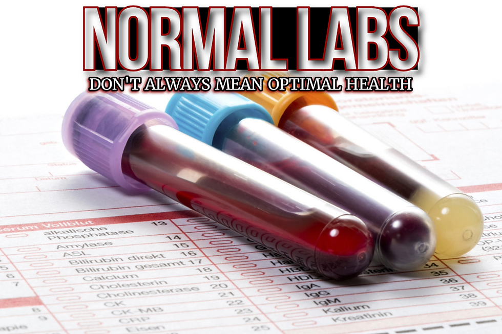 Normal Blood Test & Nutrient Deficiency