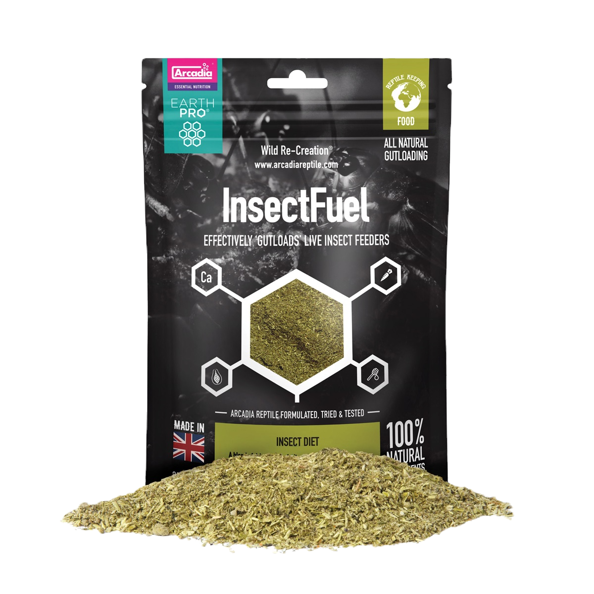 ARCADIA EARTH PRO INSECT FUEL 250 GRAM