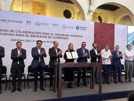 🏠 Ezequiel Montes apuesta por viviendas dignas con el Programa Nacional de Vivienda para el Bienestar