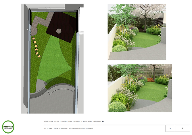 Garden design plan and photos: Moss Olive Design