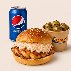 Adrio Roasted Burger meni / Adrio Roasted Burger Meal