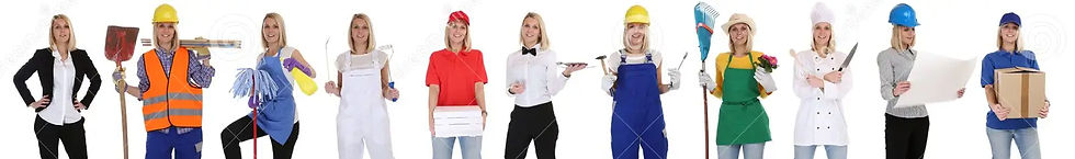 grupo-de-ocupação-ereta-do-negócio-das-mulheres-das-profissões-dos-trabalhadores-65995704_
