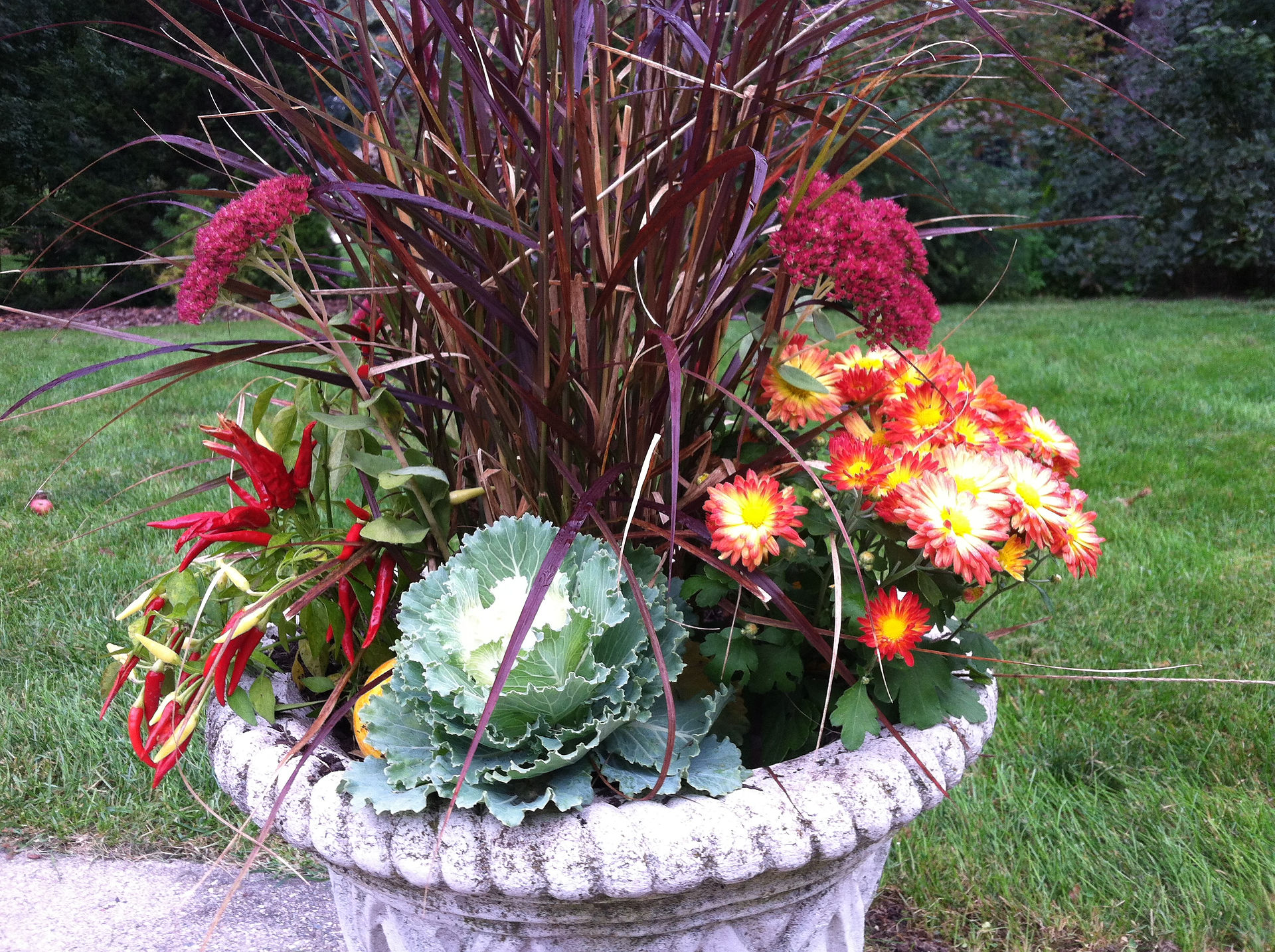 September urn arrangement
