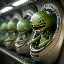 Alien laughing