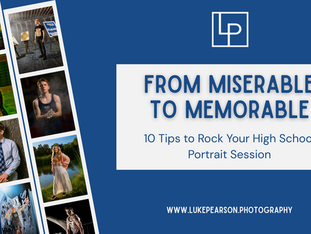From Miserable to Memorable: 10 Tips to Rock Your High School Portrait Session