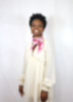Thumbnail: Ways to style Pink Rose Armadillos Scarf