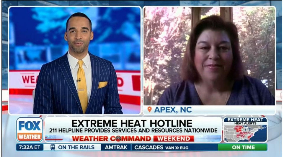 Heather Black, Vice President of 211 System Strategy at United Way Worldwide, joins FOX Weather Command to share how the 211 helpline connects individuals to critical resources during extreme heat events. 