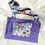 Thumbnail: Purple/Watercolor Flower Tote Bag