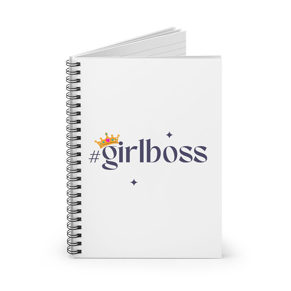 Thumbnail: Girl Boss Spiral Notebook 