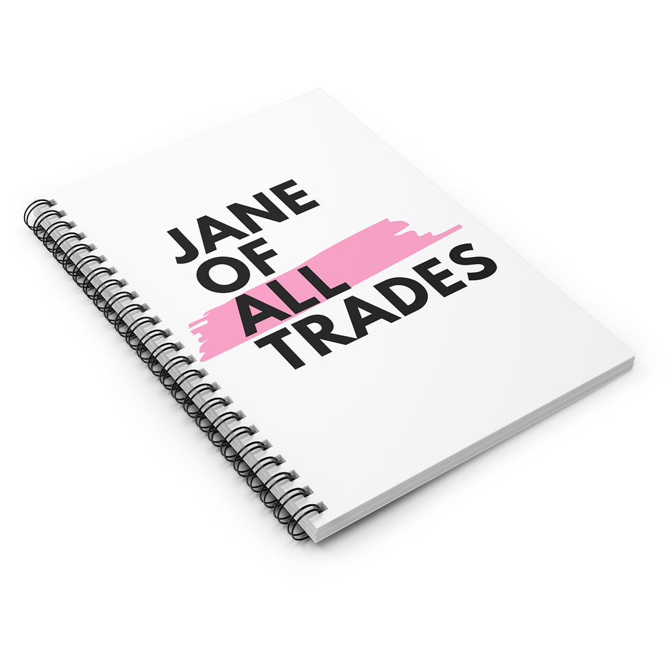 Thumbnail: Jane of all Trades Spiral Notebook 