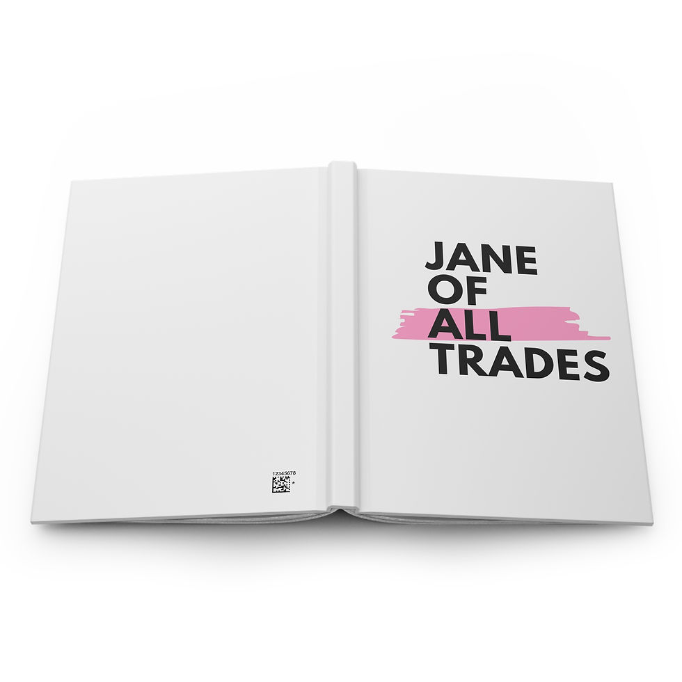 Thumbnail: Jane of all Trades Hardcover Notebook