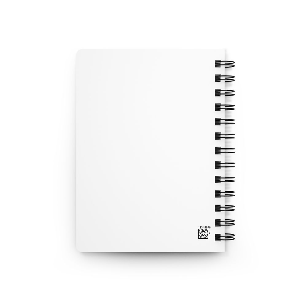 Thumbnail: The 4 G's (God Goals Growing Glowing)  Spiral Notebook - White