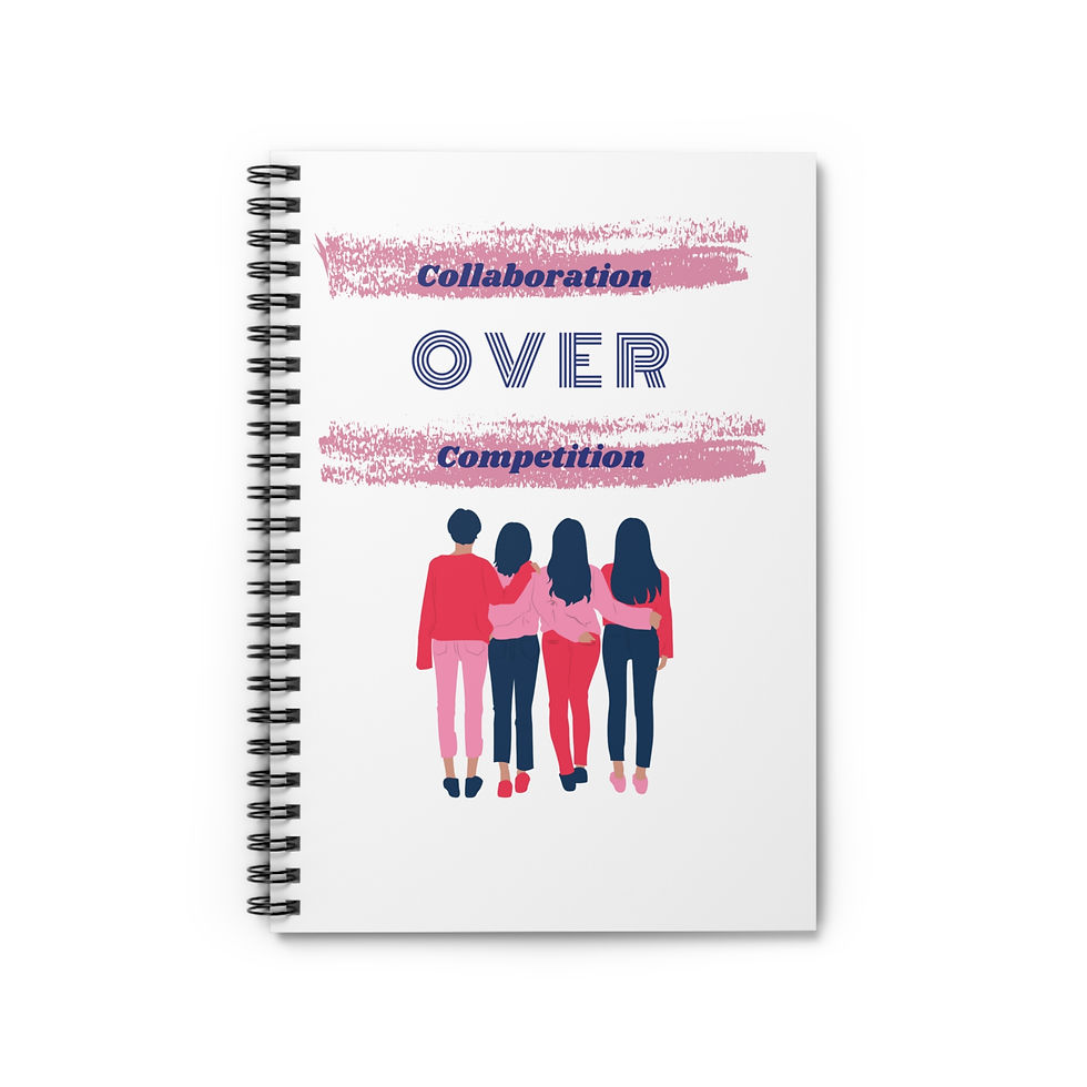 Thumbnail: Collaboration Over Competition Spiral Notebook 