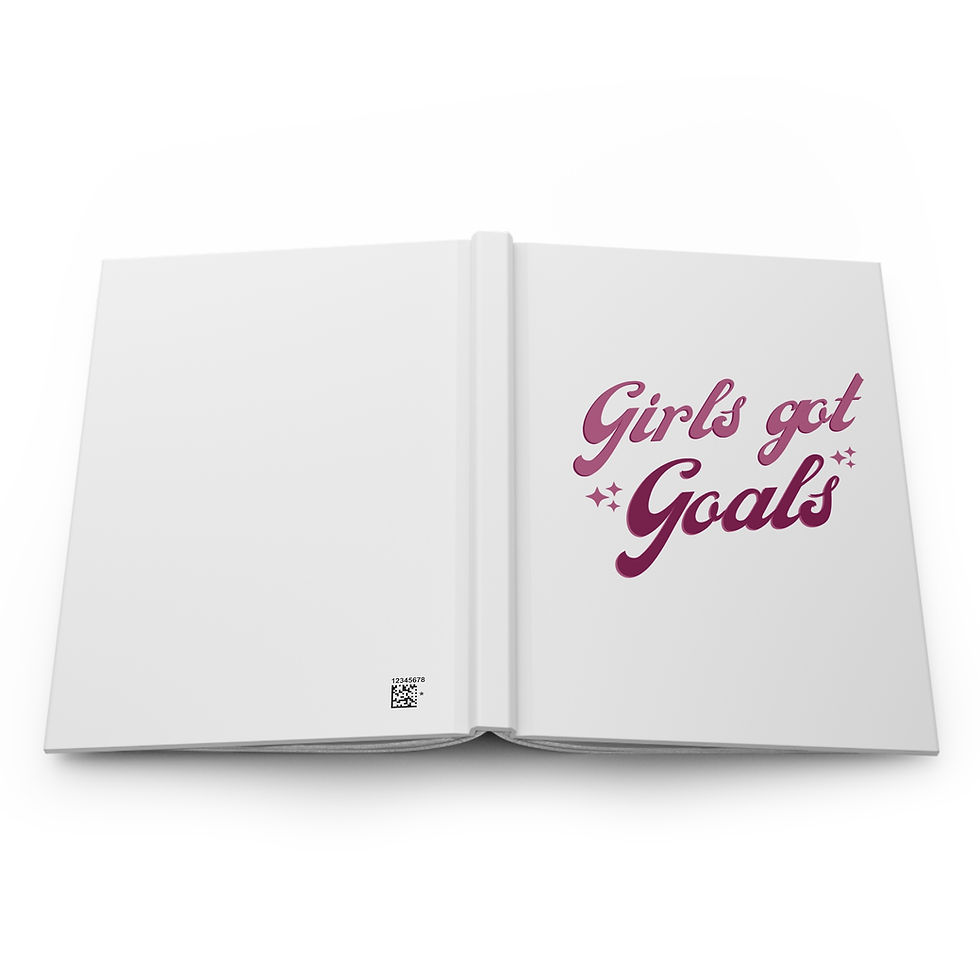 Thumbnail: Girls Got Goals Hardcover Notebook