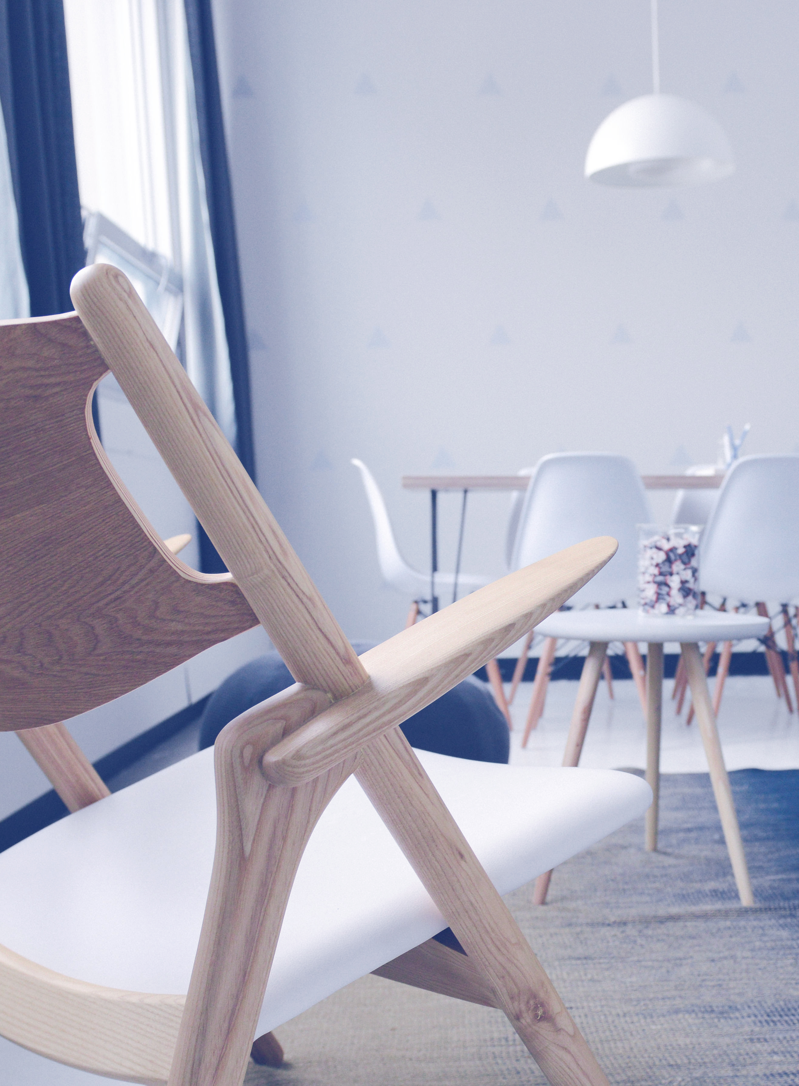 White Wooden Chairs