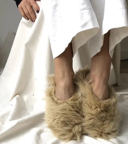 Miniature : Babouche - CELINE camel