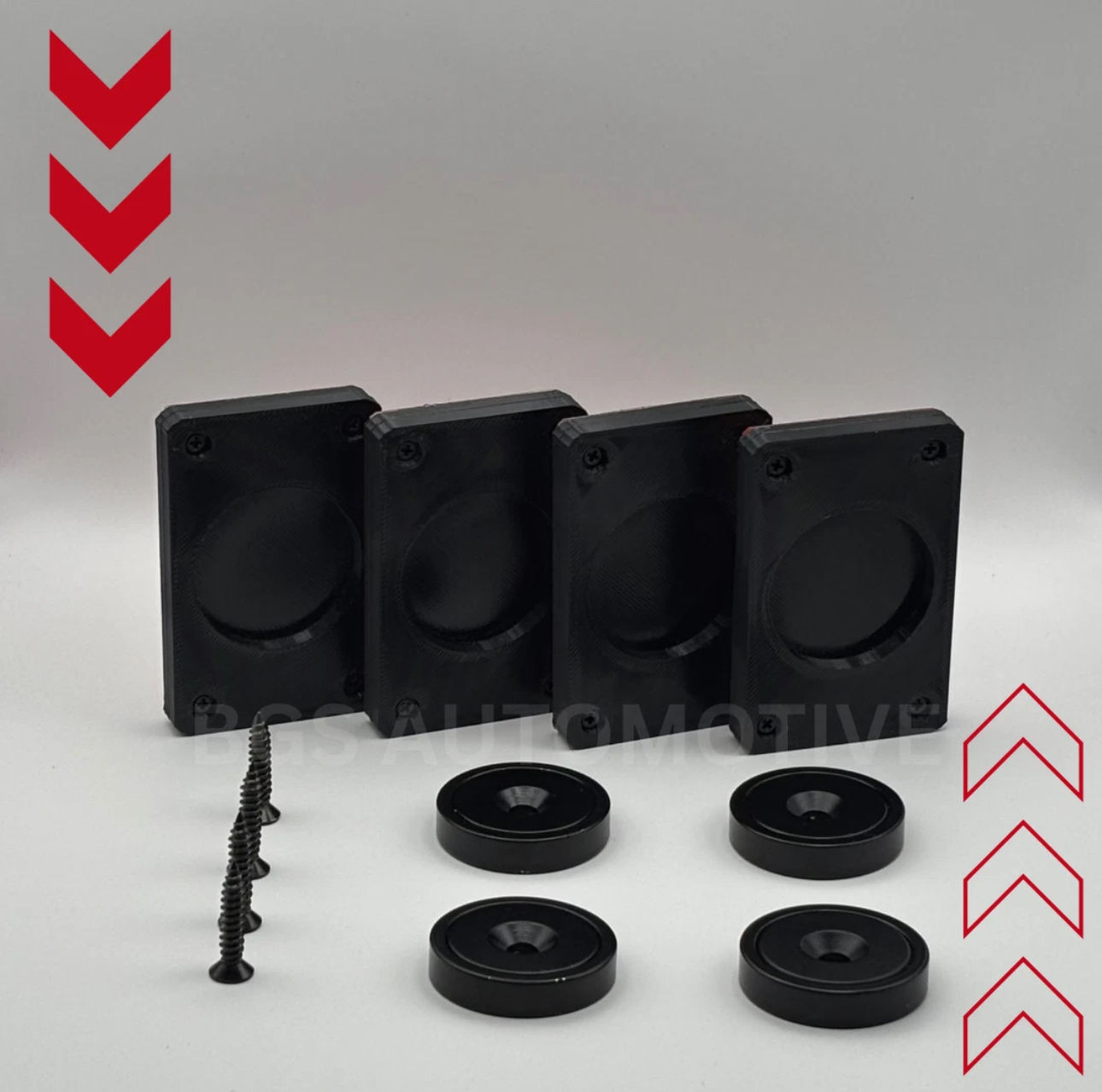 Magnetic number plate holder kit ( Front & Rear Holders)