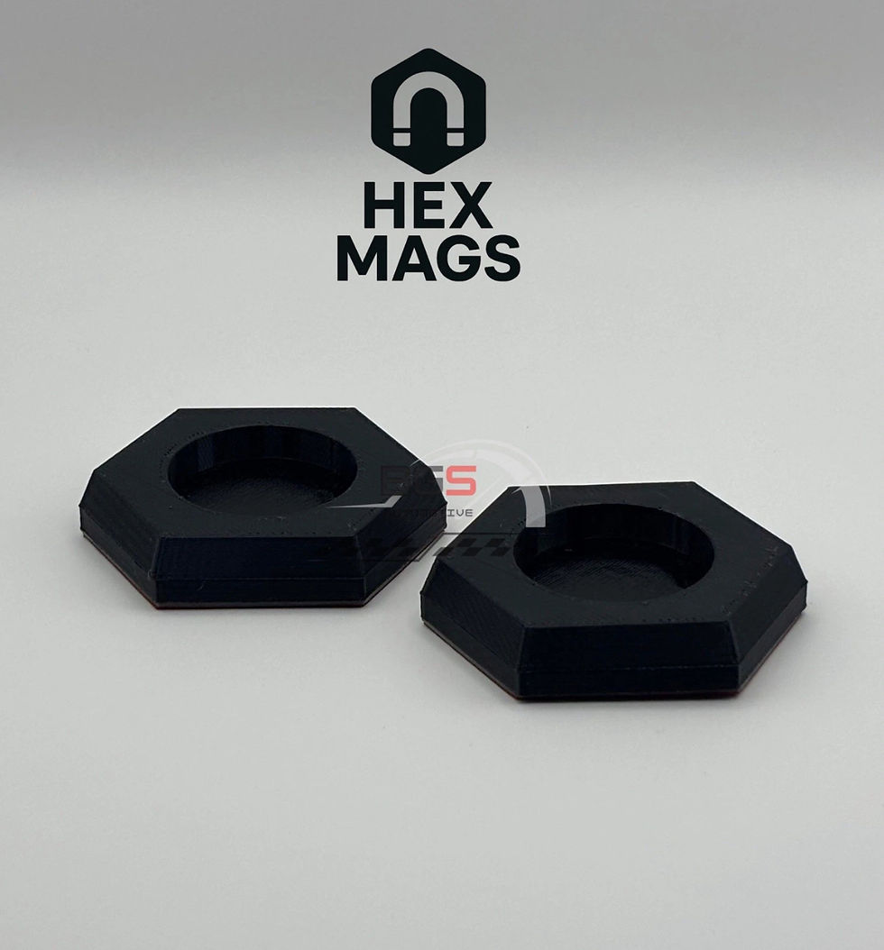 Thumbnail: Magnetic number plate holder kit ( Front Or Rear ) Hex Mags Kit