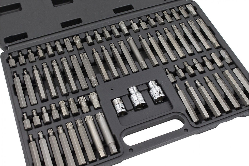Miniatura: Jogo 75 Bits 10mm Curtos e Longos 6145 Kroftools