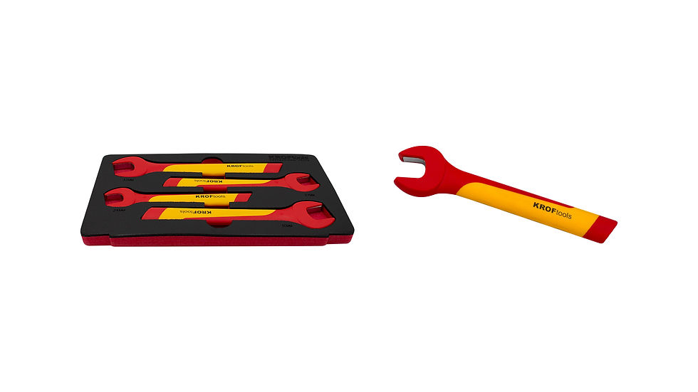 Miniatura: Carro Vermelho Ferramenta Isolada 6 Módulos 8498VER Kroftools