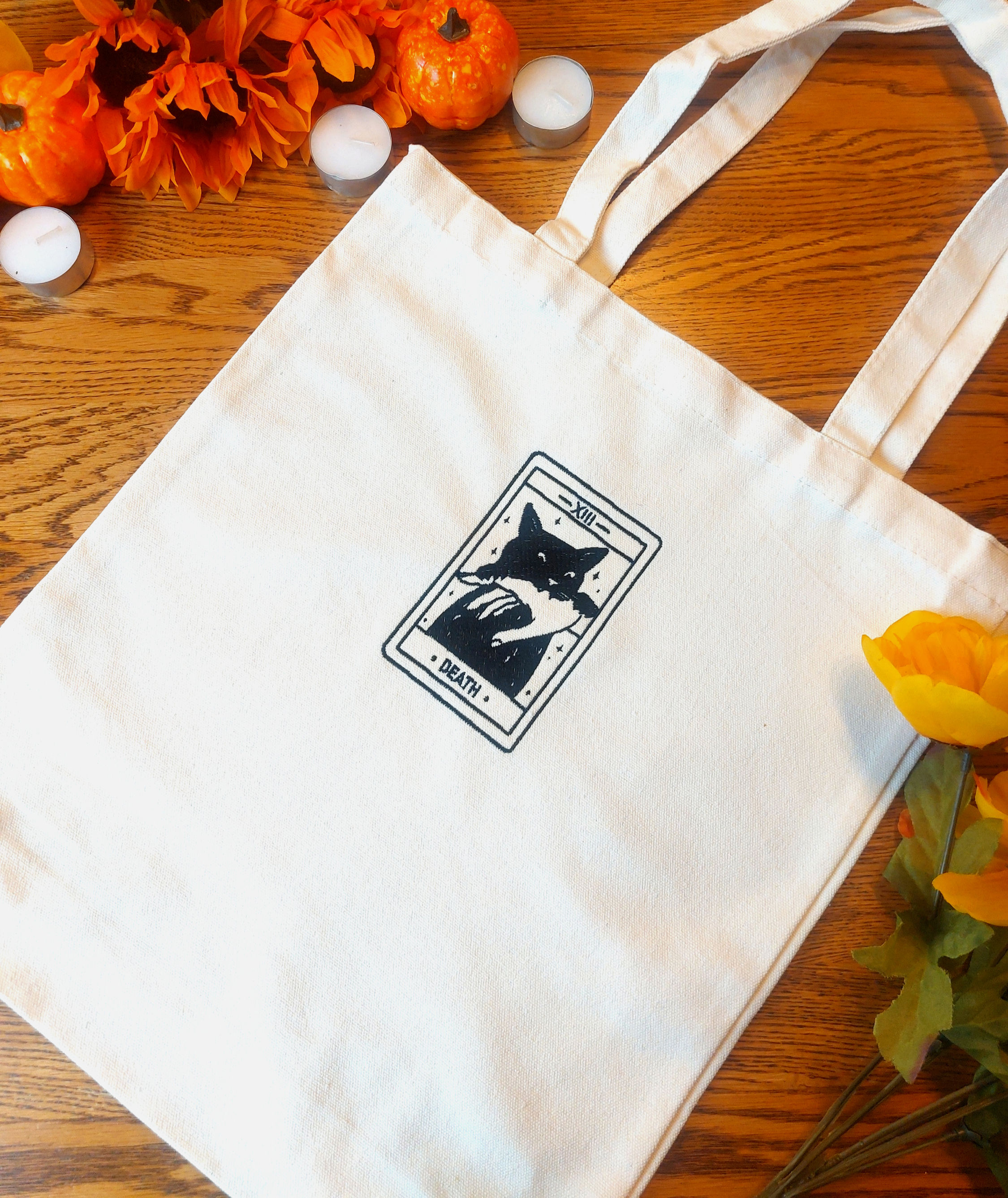 Tarot Cat Tote- Death