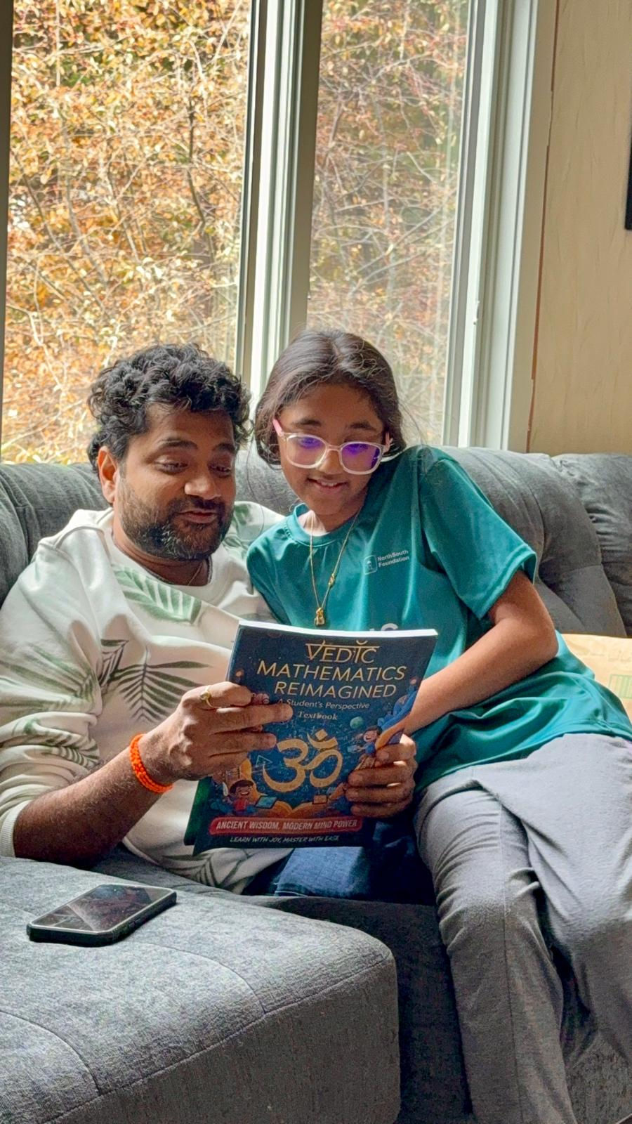 First book presenting as birthday gift to Dad Prasad Gawande