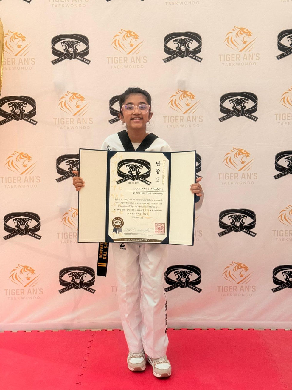 Tiger An's Taekwondo Bellarica MA