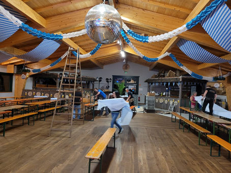 Vorbereitung Oktoberfesttanz
