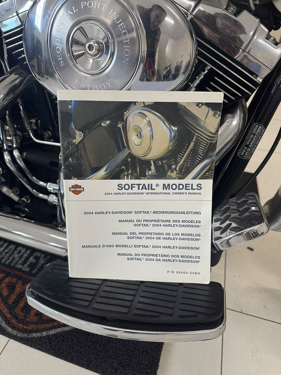 Miniatura: Harley Davidson Fat Boy 2004 - Equipada