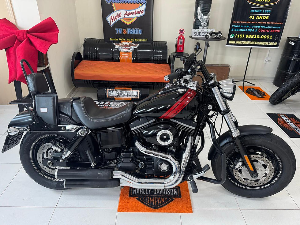 Miniatura: Harley Davidson Fat Bob 2016 - Nova e Equipada