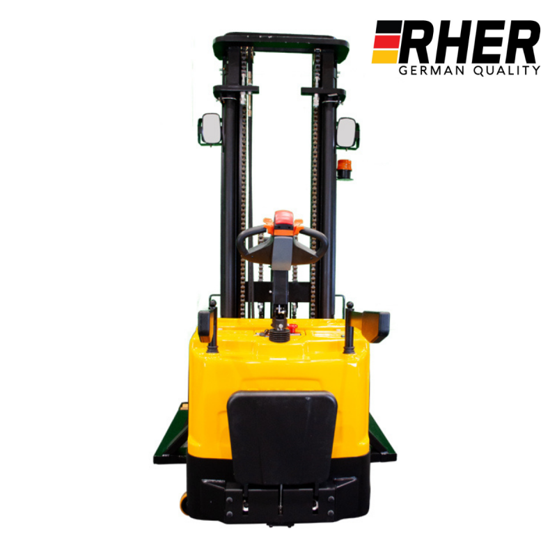 Thumbnail: 2000Kgs / 5.5 Meters Full Electric Man on Board Stacker