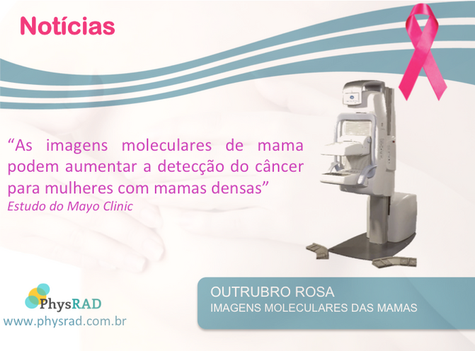 Imagens moleculares aumentam a detecção do câncer em mamas densas