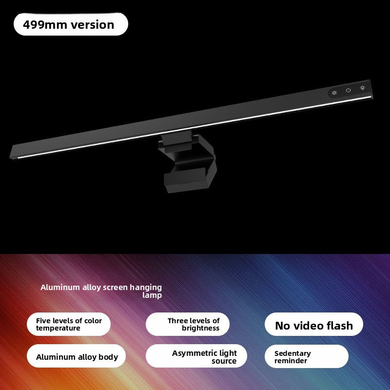 Thumbnail: GlowBar Pro Monitor Light Bar — Eye-Care Screen Lamp with Wireless Remote