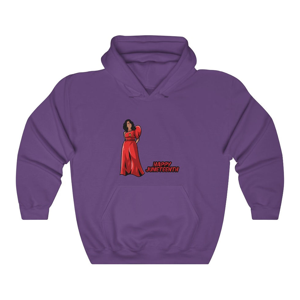 Miniatura: Hooded Sweatshirt from our Intelligent Diva NFT Juneteenth Collection 