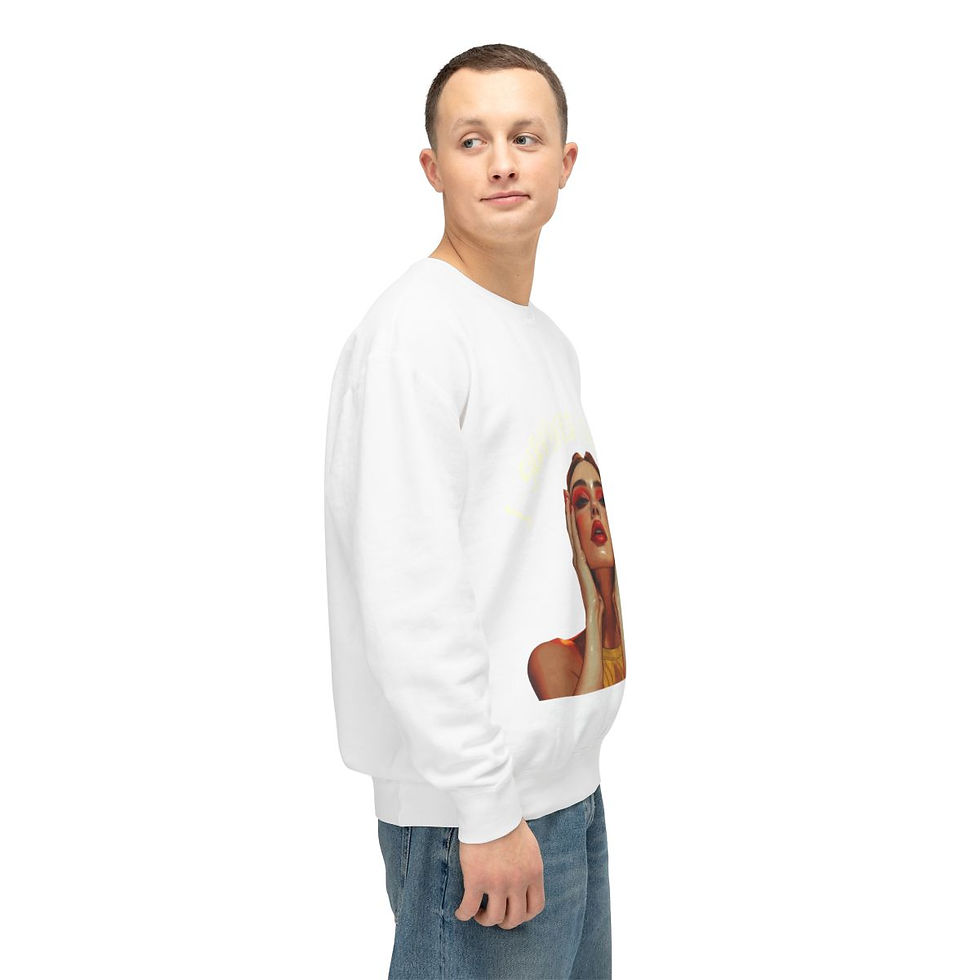 Thumbnail:  Intelligent Diva Beauty Unisex Lightweight Crewneck Sweatshirt