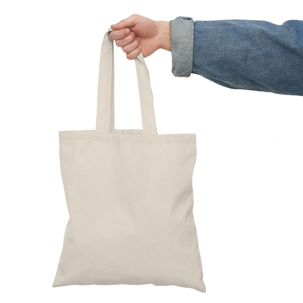 Thumbnail: Natural Tote Bag from our Intelligent Diva NFT Juneteenth Accessory Collection