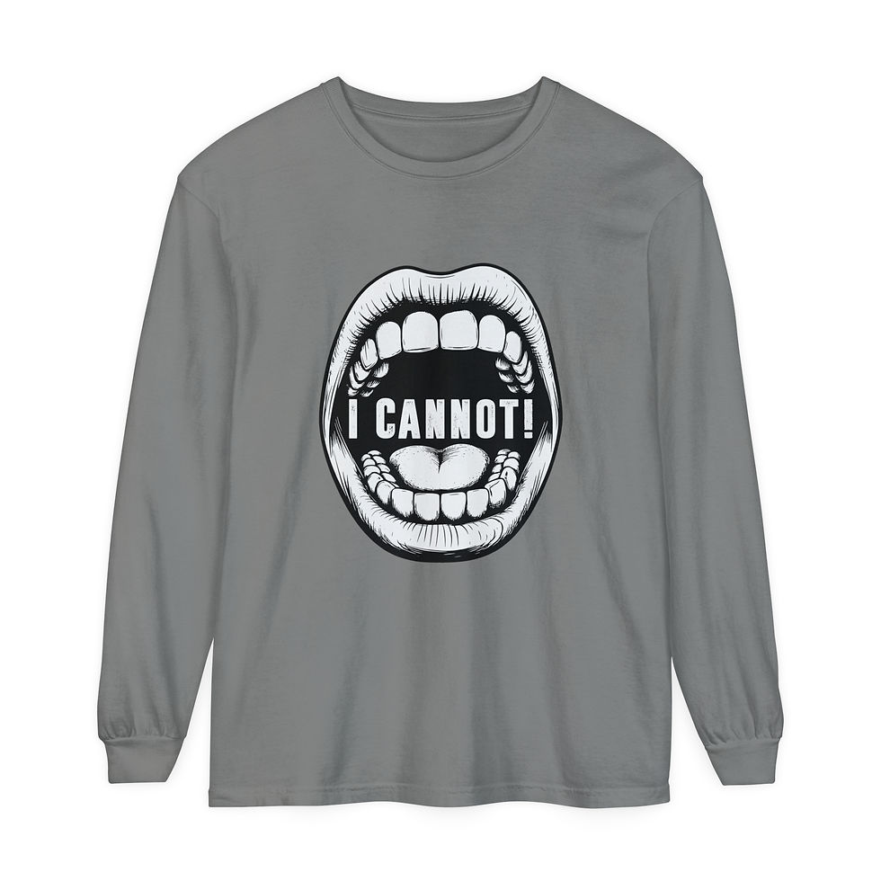 Miniatura: Unisex Garment-dyed Long Sleeve T-Shirt