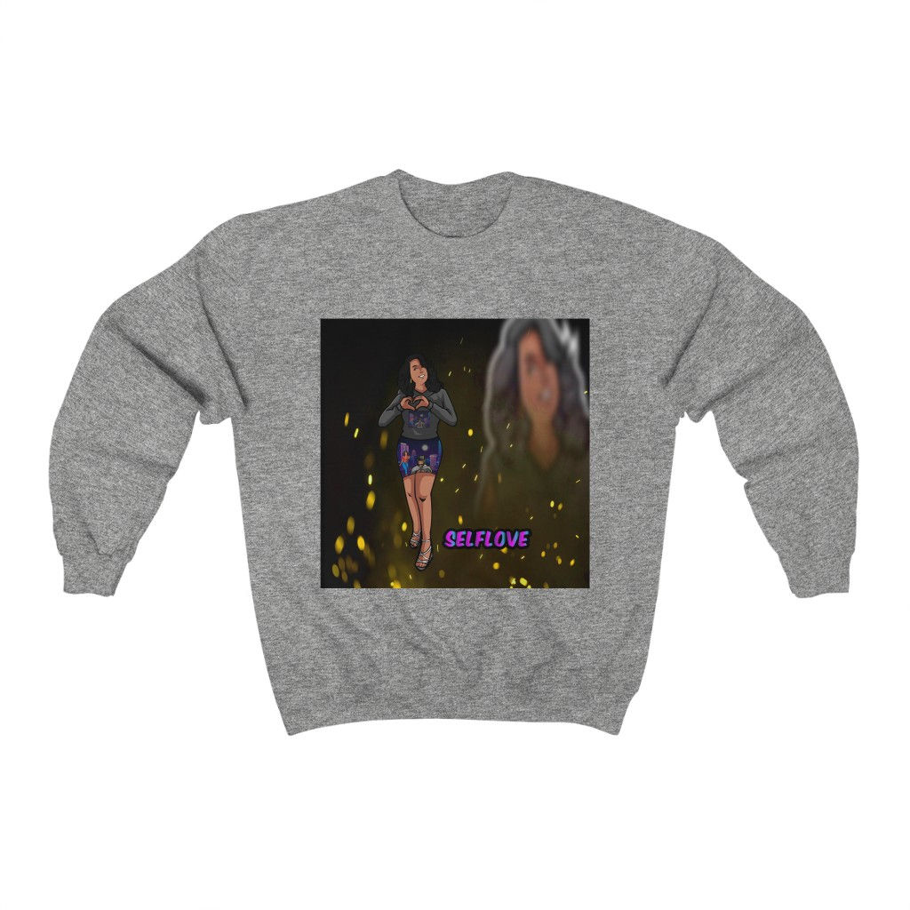 Unisex Heavy Blend™ Crewneck from our Intelligent  Diva NFT Fashion Collection 